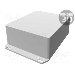 1 pcs x HAMMOND - 1590WXFL - Enclosure: multipurpose, X: 111mm, Y: 135mm, Z: 56mm, 1590W, natural