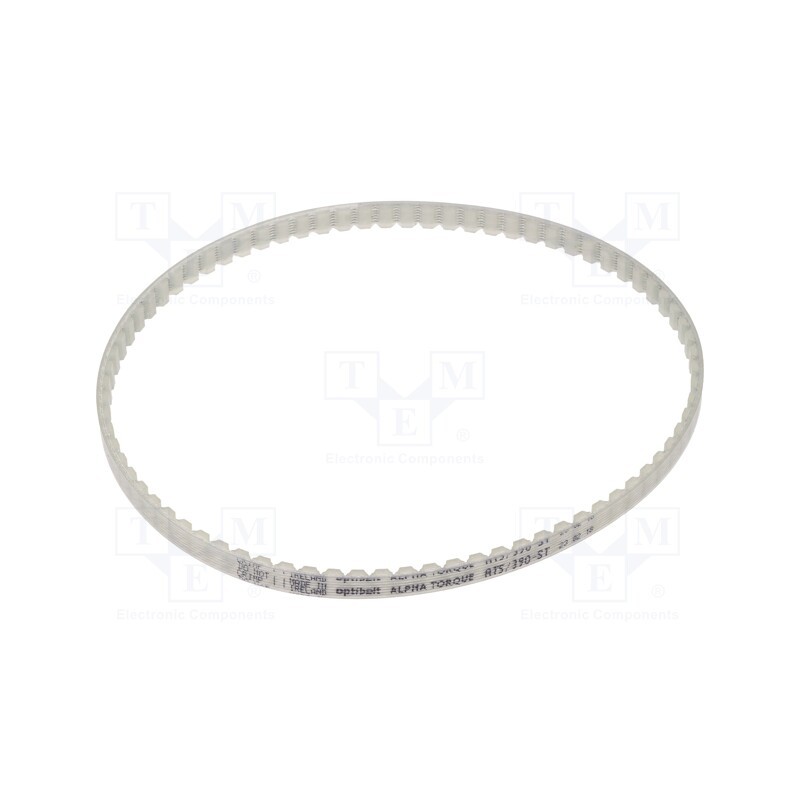 1 pcs x OPTIBELT - AT5 390 677ZA - Timing belt, AT5, W: 6mm, H: 2.7mm, Lw: 390mm, Tooth height: 1.2mm