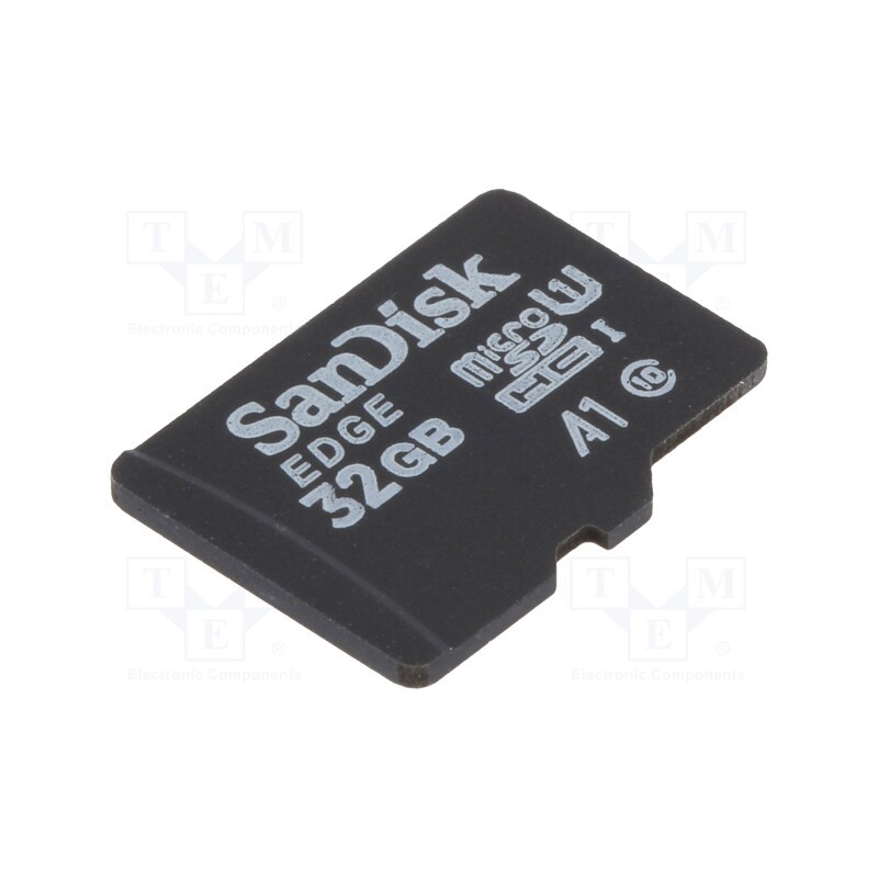 1 pcs x SANDISK - RPI-17091 - Memory card, A1 Specification, microSDHC, R: 80MB/s, W: 10MB/s