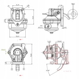 Detuz Fahr Agroplus fuel pump 04231021