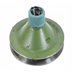 Old type crankshaft pulley with thread for