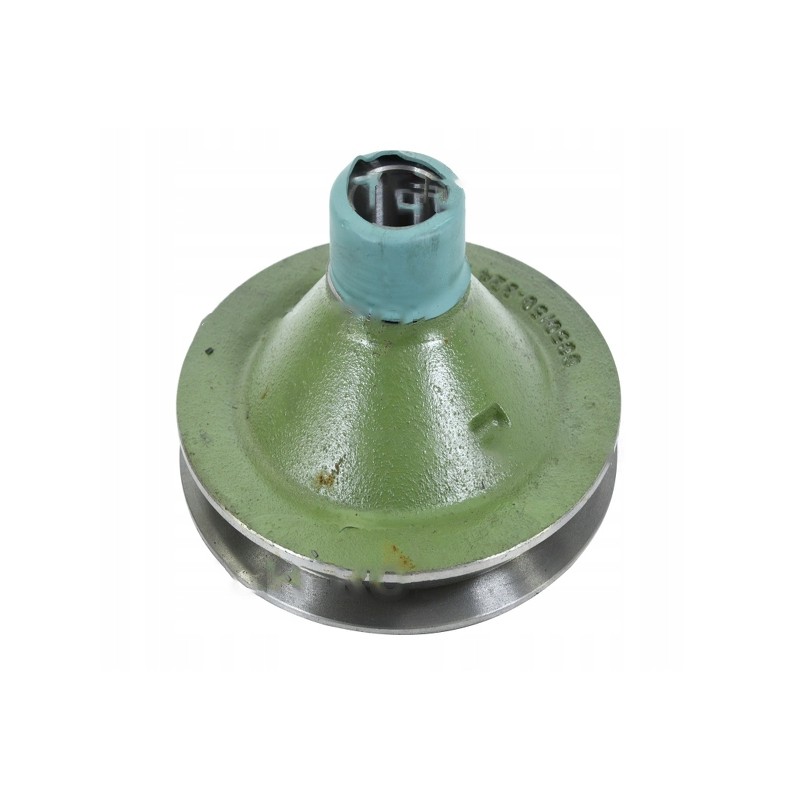 Old type crankshaft pulley with thread for