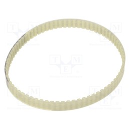 1 pcs x OPTIBELT - AT5 375 1077ZA - Timing belt, AT5, W: 10mm, H: 2.7mm, Lw: 375mm, Tooth height: 1.2mm