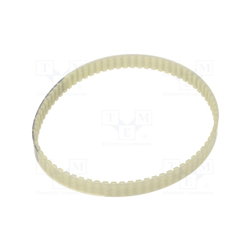 1 pcs x OPTIBELT - AT5 375 1077ZA - Timing belt, AT5, W: 10mm, H: 2.7mm, Lw: 375mm, Tooth height: 1.2mm