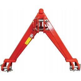 Bale loader frame