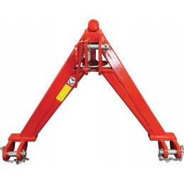 Bale loader frame