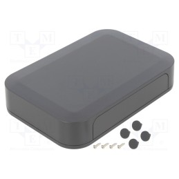 1 pcs x TAKACHI - PF18-4-12D - Enclosure: with panel, PF, X: 175mm, Y: 120mm, Z: 35mm, ABS, dark grey