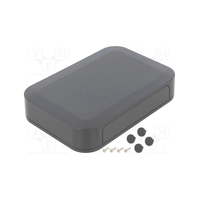 1 pcs x TAKACHI - PF18-4-12D - Enclosure: with panel, PF, X: 175mm, Y: 120mm, Z: 35mm, ABS, dark grey
