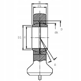 Gk20dogn cylinder eye for welding oe 20