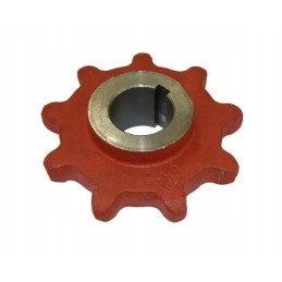 Chain wheel with 9 bison