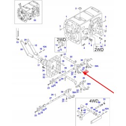 V32888200 gearbox fork slide
