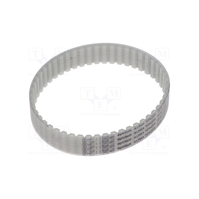 1 pcs x OPTIBELT - AT5 255 1677ZA - Timing belt, AT5, W: 16mm, H: 2.7mm, Lw: 255mm, Tooth height: 1.2mm