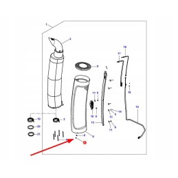4357920m1 muffler cover washer