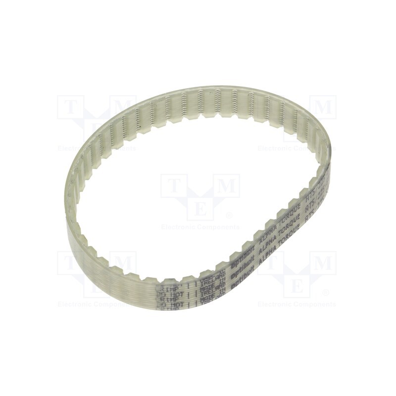 1 pcs x OPTIBELT - AT5 225 1077ZA - Timing belt, AT5, W: 10mm, H: 2.7mm, Lw: 225mm, Tooth height: 1.2mm