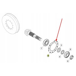 6005030471 differential gear distance