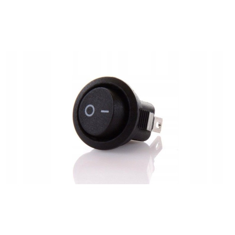 Connector rocker switch round 3 pin 3a 250v