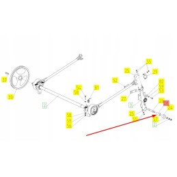 100028010 connecting rod sleeve of the cleaning system