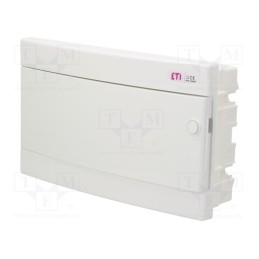 1 pcs x ETI POLAM - ECM18PO-S - Enclosure: for modular components, IP40, plaster embedded, white