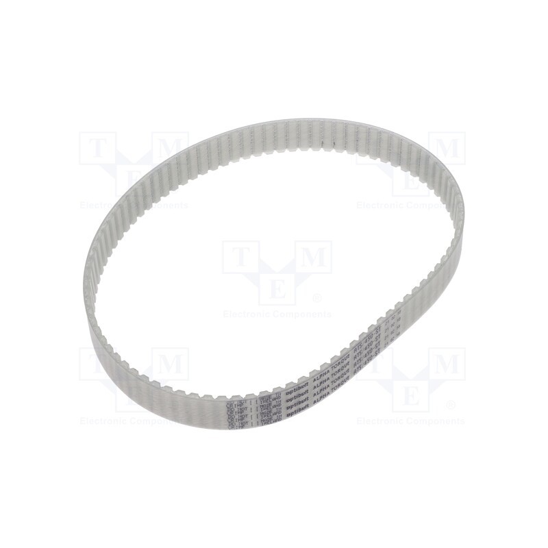 1 pcs x OPTIBELT - AT5 450 1677ZA - Timing belt, AT5, W: 16mm, H: 2.7mm, Lw: 450mm, Tooth height: 1.2mm