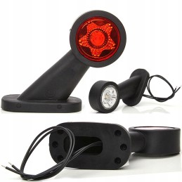 Combination front and rear marker lamps for trailers