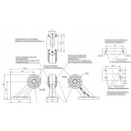 Combination front and rear marker lamps for trailers