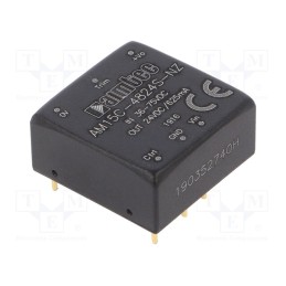 1 pcs x AIMTEC - AM15C-4824S-NZ - Converter: DC/DC, 15W, Uin: 36÷75V, Uout: 24VDC, Iout: 0.625A, 1'x1'