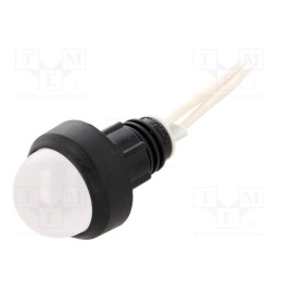 1 pcs x POLAM-ELTA - LW-D20-230AC - Indicator: LED, prominent, white, 230VAC, Ø13mm, IP40, leads 300mm