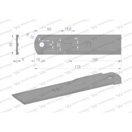 Fixed knife straw chopper forage harvester