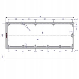 Gearbox cover gasket ZETOR original