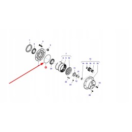 4237550m1 hub reduction o-ring