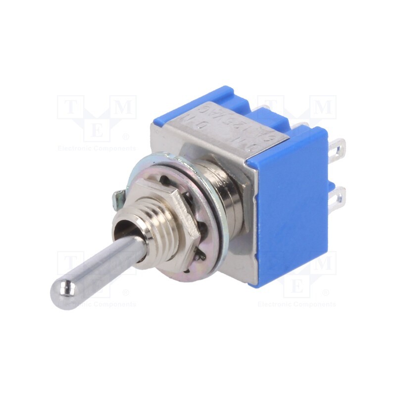 1 pcs x MIYAMA - MS-500G-B - Switch: toggle, Pos: 2, DPDT, ON-(ON), 6A/125VAC, -10÷55°C, 1kV