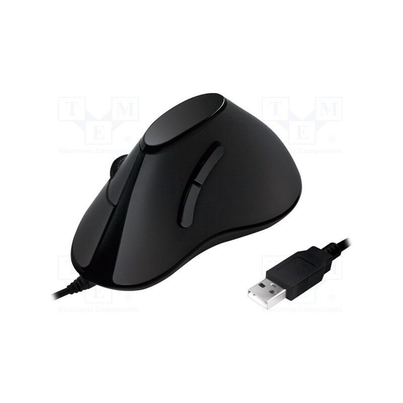 1 pcs x LOGILINK - ID0158 - Optical mouse, black, USB, wired, No.of butt: 5