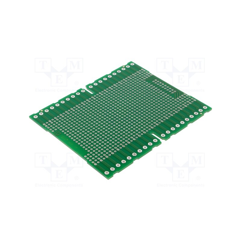 1 pcs x PHOENIX CONTACT - BC 107,6/40 U11 HBUS DEV-PCB - Prototype board, green, UL94V-0, Series: BC 107.6, FR 4-21