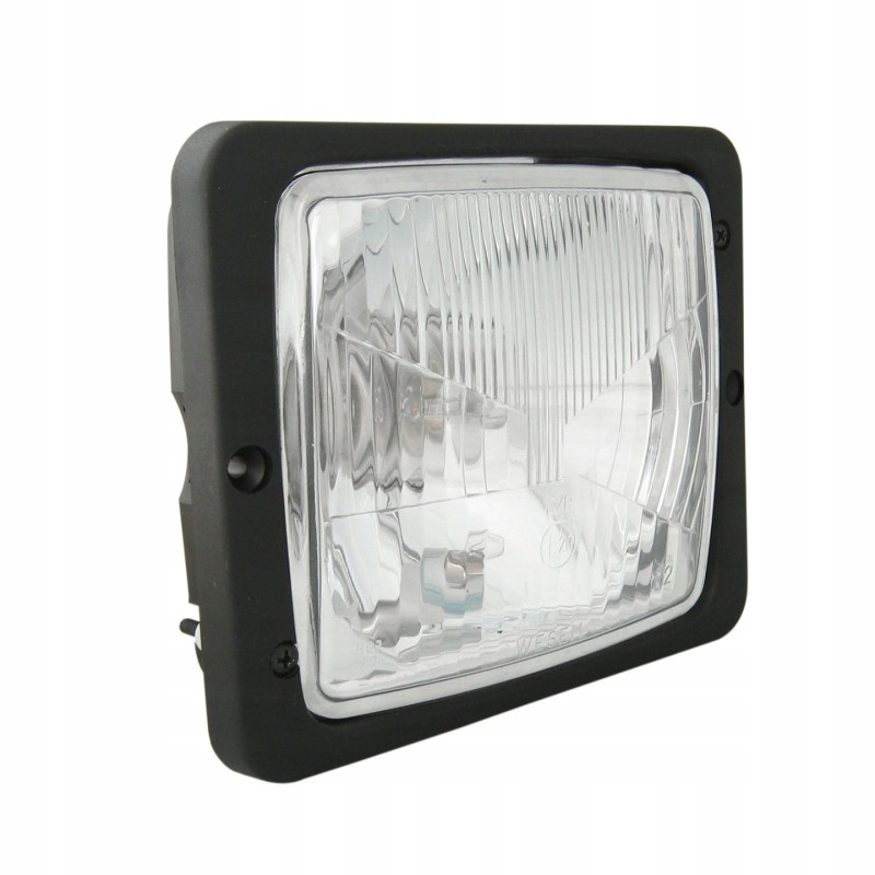 H4 2F square tractor headlight Zetor Fendt