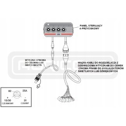 Hydraulic distributor 4z50 4xa1 12v pan badestnost