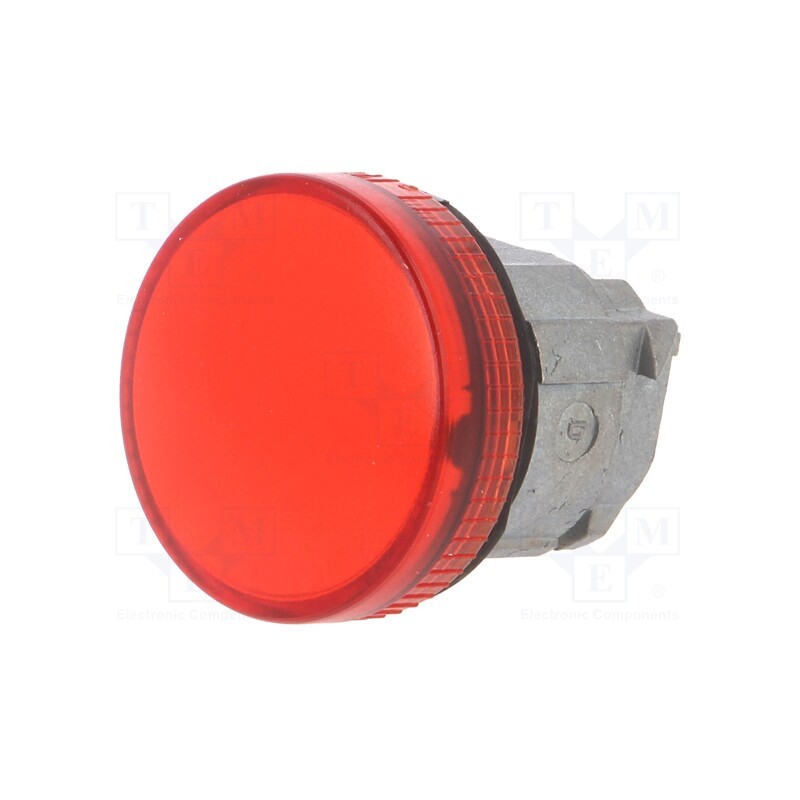 1 pcs x SCHNEIDER ELECTRIC - ZB4BV04 - Control lamp, 22mm, Harmony XB4, -25÷70°C, Illumin: ZBV6, Ø22mm