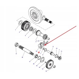 3386683m3 special bolt fork m10 x 13 5