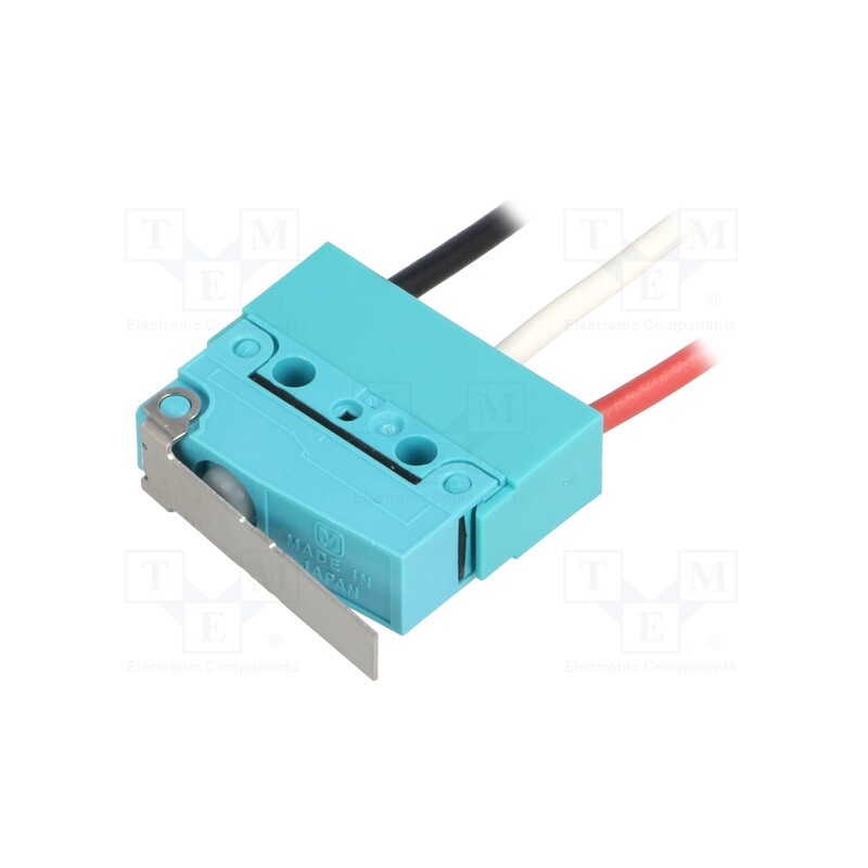1 pcs x PANASONIC - ABS161240 - Microswitch SNAP ACTION, 2A/250VAC, 2A/30VDC, with lever, SPDT