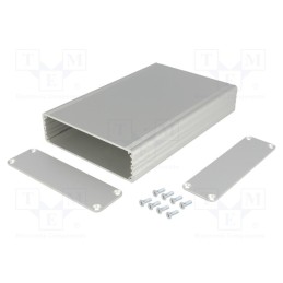 1 pcs x FISCHER ELEKTRONIK - AKG 105 30 160 ME - Enclosure: with panel, AKG, X: 105mm, Y: 160mm, Z: 30mm, aluminium