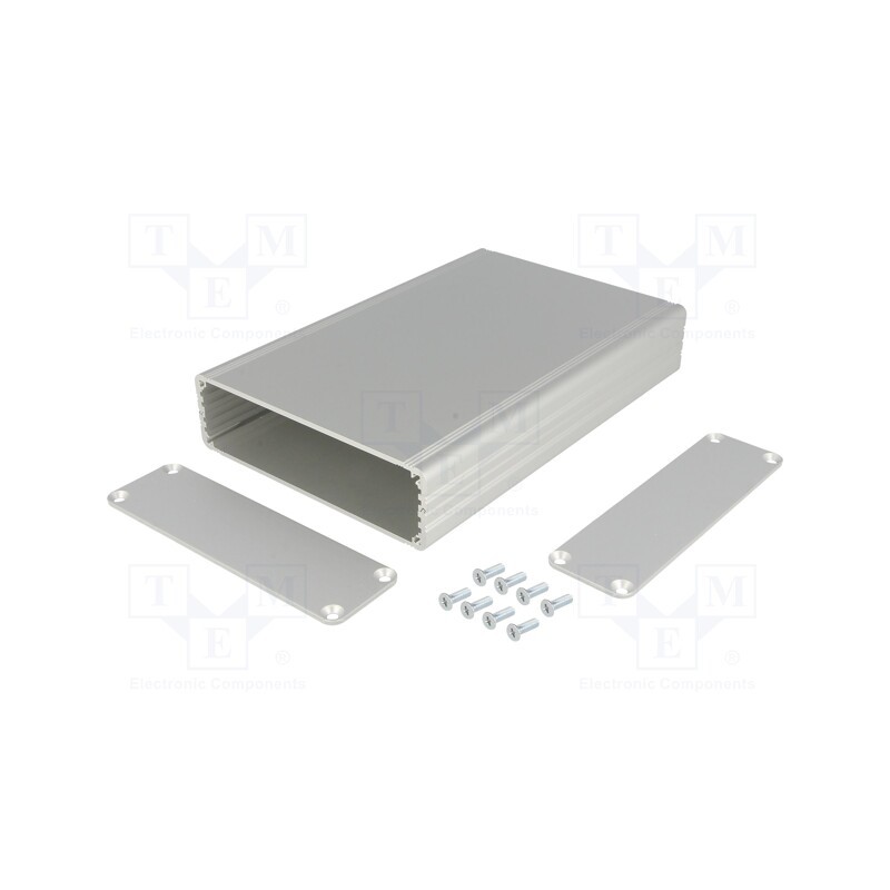 1 pcs x FISCHER ELEKTRONIK - AKG 105 30 160 ME - Enclosure: with panel, AKG, X: 105mm, Y: 160mm, Z: 30mm, aluminium