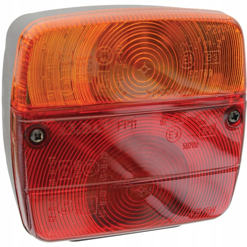 Combination rear lamp 105x100mm m5 12v 21w mf lp