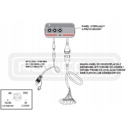 Hydr distributor 3z80 3xa1 24v pan badestnost