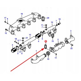 V836122886 exhaust manifold gasket