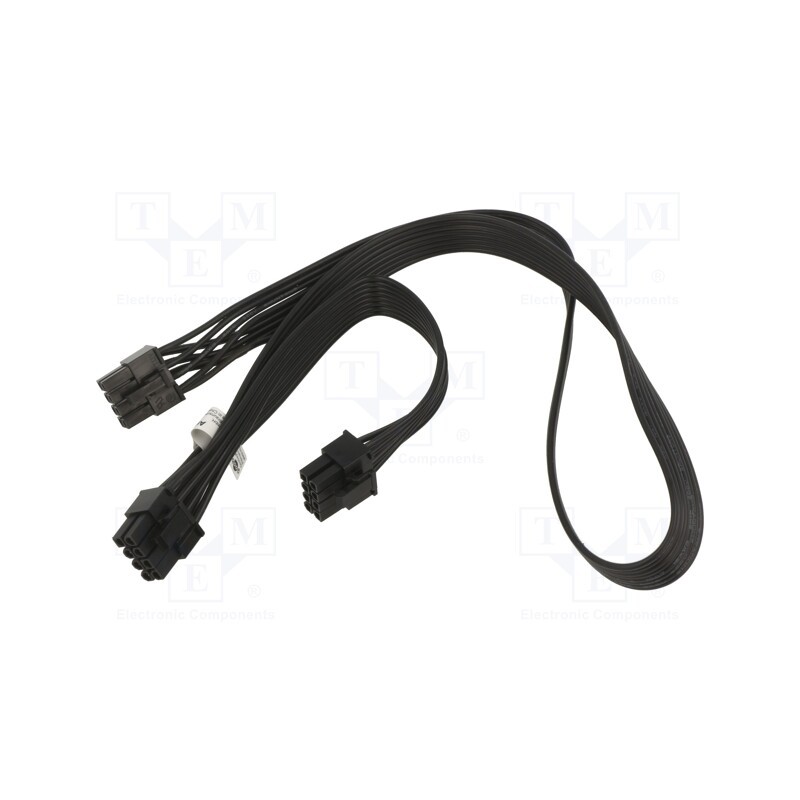 1 pcs x Goobay - 59714 - Cable: mains, PCIe 8pin female,PCIe 8pin female x2, 0.23m