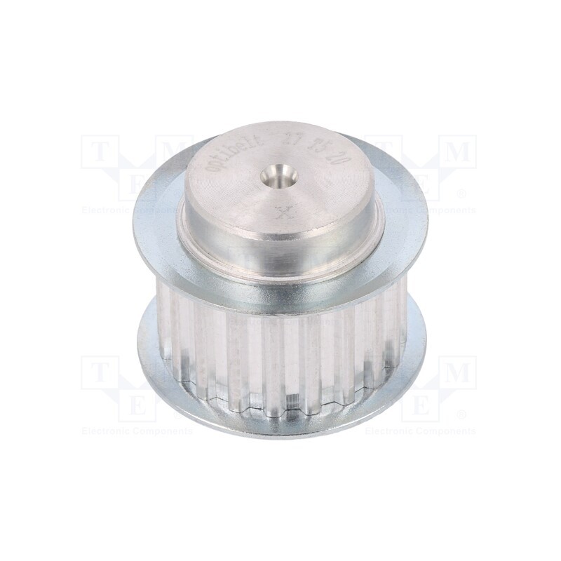 1 pcs x OPTIBELT - 27 T5 20-200ZA - Belt pulley, T5, W: 16mm, whell width: 27mm, Ø: 31mm, aluminium, ZRS
