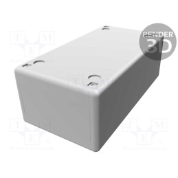 1 pcs x HAMMOND - MB158055 - Enclosure: multipurpose, X: 80mm, Y: 150mm, Z: 55mm, MB, polystyrene