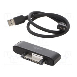 1 pcs x GEMBIRD - AUS3-02 - USB to SATA adapter, SATA plug,USB A micro plug,USB A plug