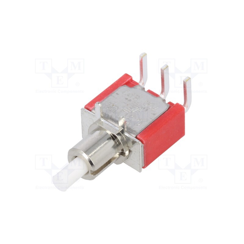 1 pcs x E-SWITCH - 700SP7B20M6QE - Switch: push-button, Pos: 2, SPDT, 1A/250VAC, 3A/28VDC, ON-(ON)