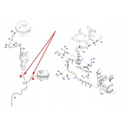 X591201800950 coolant pipe 2 x 170 mm