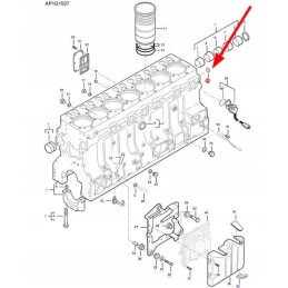 V640016016 metal plug for the engine block